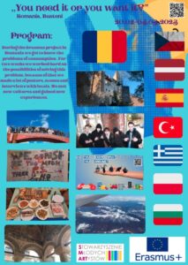 Erasmus+ Project “You Need It or You Want It?”