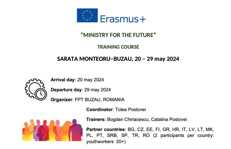 MINISTRY FOR THE FUTURE – nowy trening Erasmus Plus